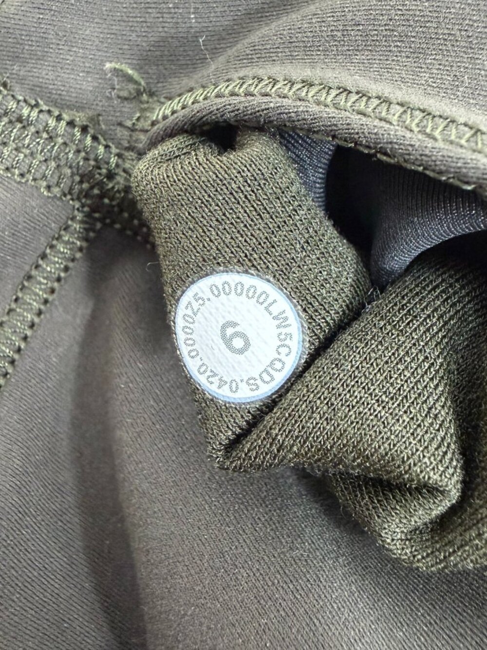 Lululemon Wunder Train High-Rise Tight 25" Size 6 Army Green - Picture 4 of 8